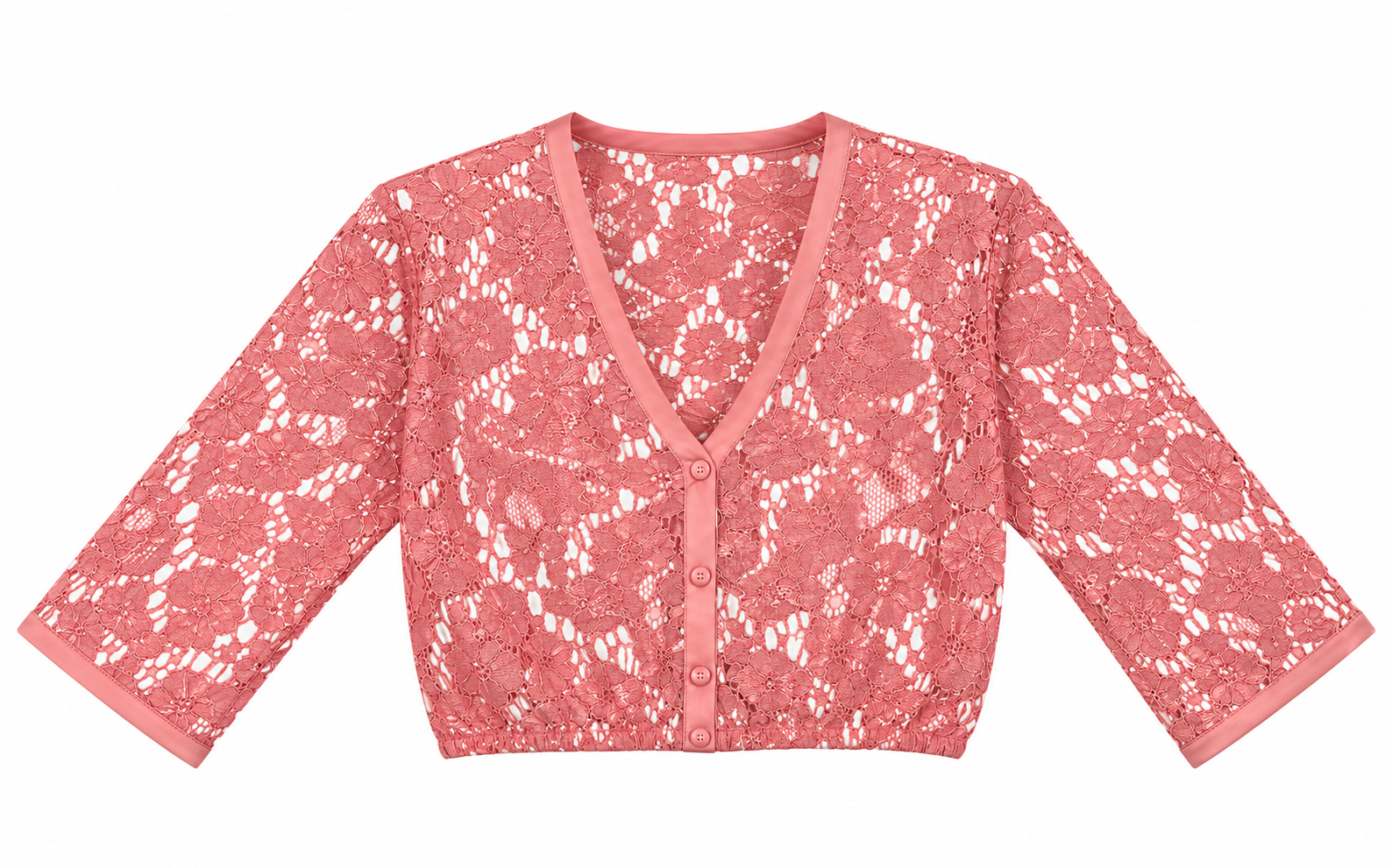 Lace Dirndl Blouse with 3/4 Sleeves - #ebcf9e