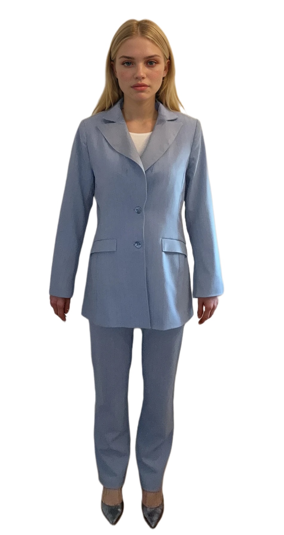 Fitted lightweight wool blazer